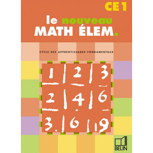 NOUVEAU MATH ELEM CE1 FICHIER ELEVE