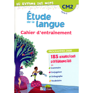 AU RYTHME DES MOTS CM2 CAHIER ED.2012