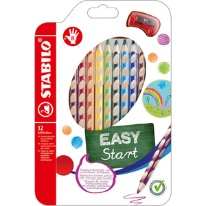 EASYCOLORS 12 CRAYON COULEURS DROITIER