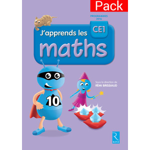 J'APPRENDS LES MATHS CE1 FICHIER ELEVE PACK DE 10 ED.2016